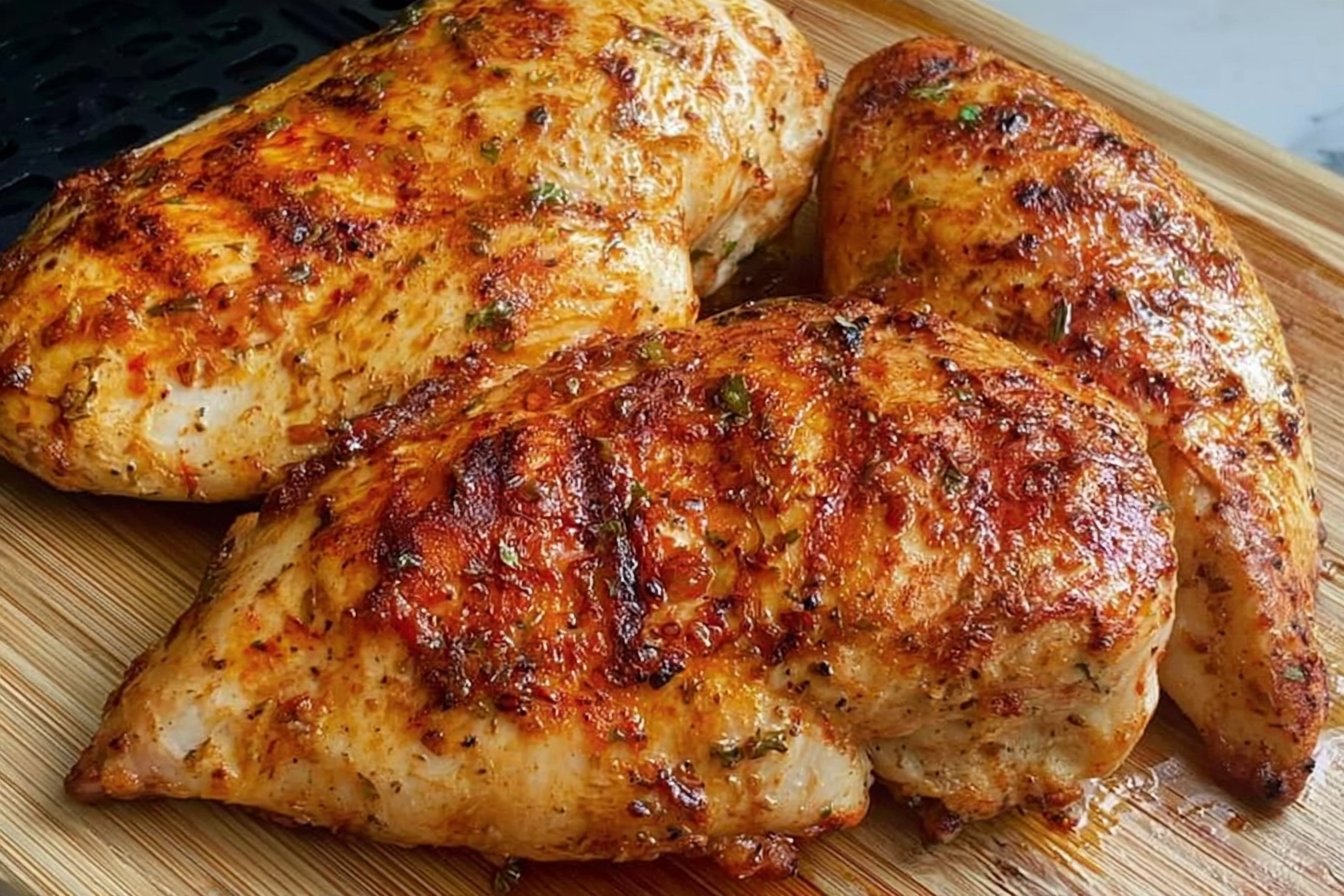 Air Fryer Chicken Breast With No Breading Easy Delicious