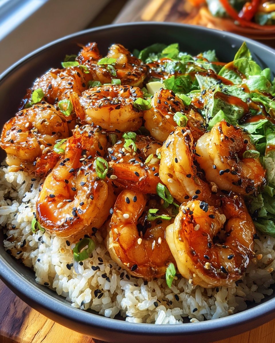 Shrimp Teriyaki Rice Bowls