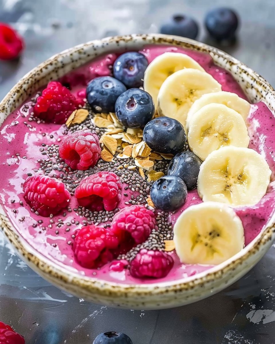 Banana Berry Smoothie Bowl