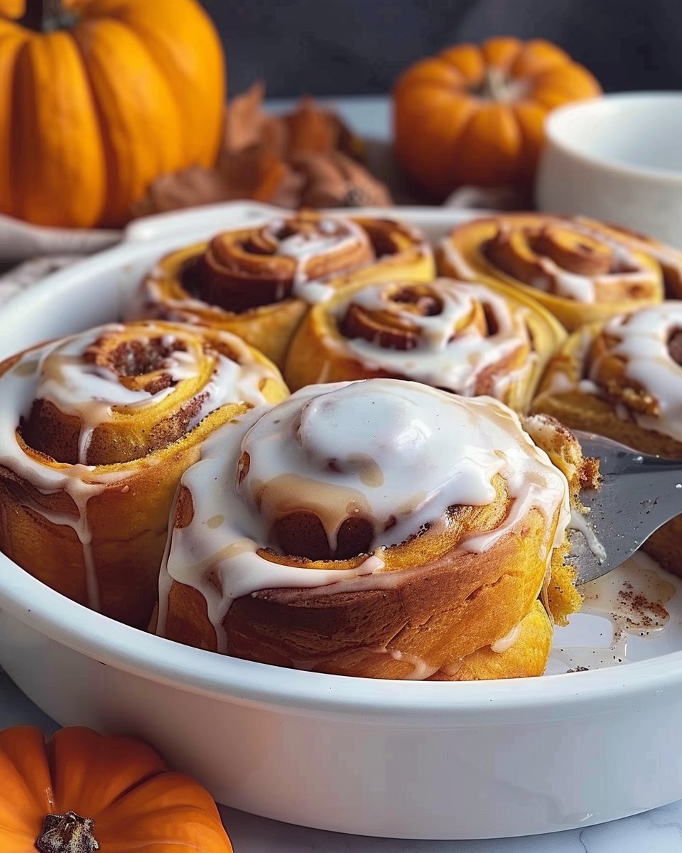 Pumpkin Cinnamon Rolls