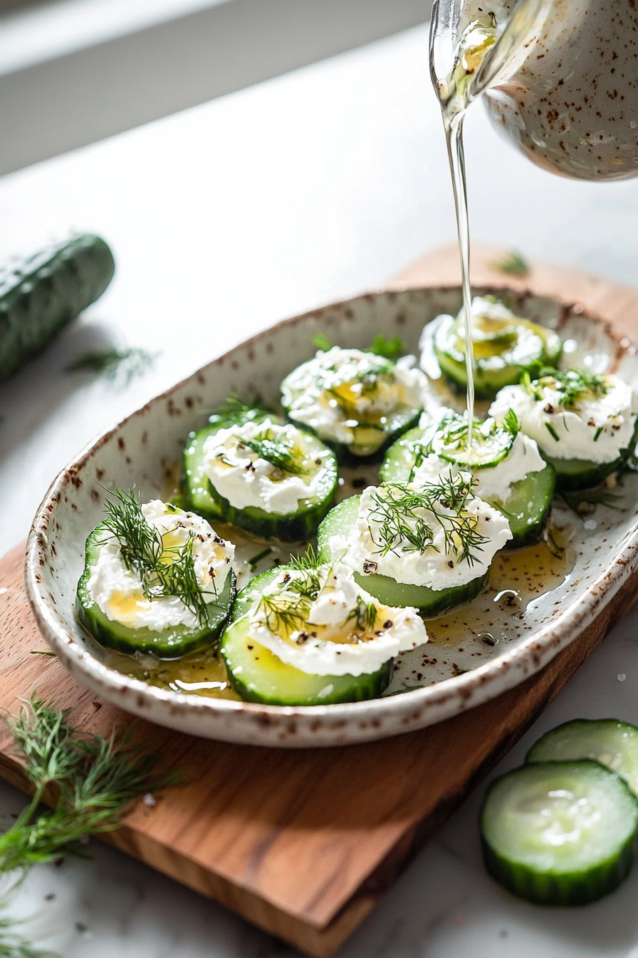 Cucumber Cream Cheese Bites