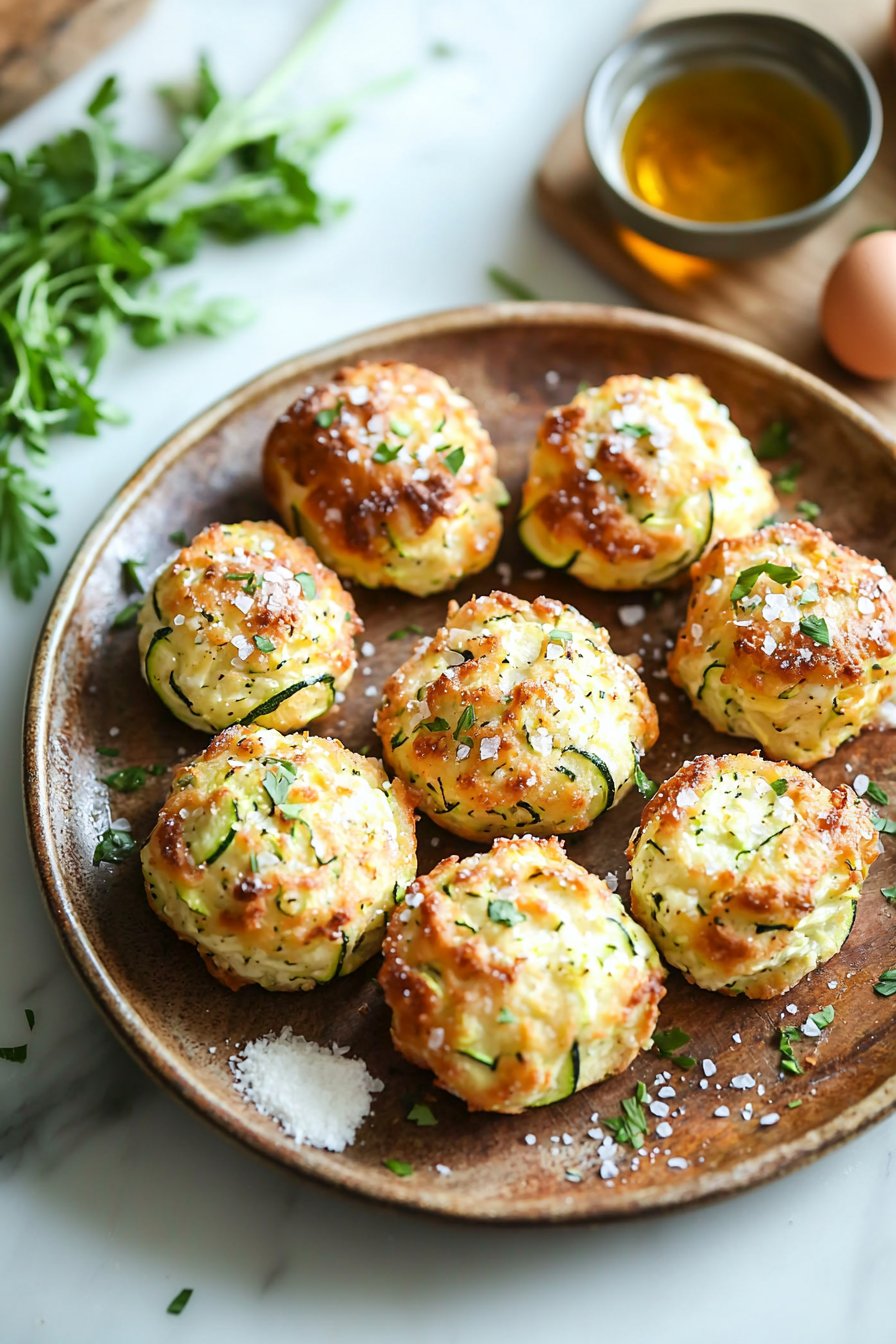 Einfache Zucchini-Puffs