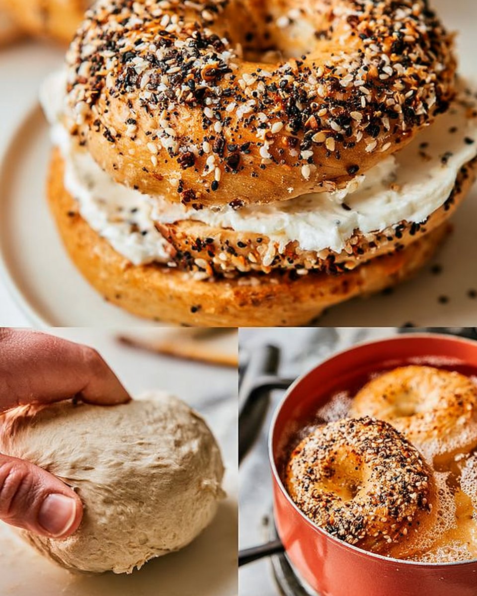 Sourdough Bagels