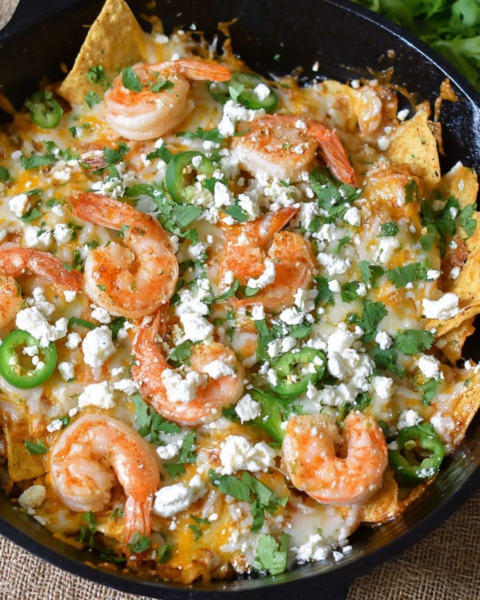 Jalapeño Shrimp Nachos