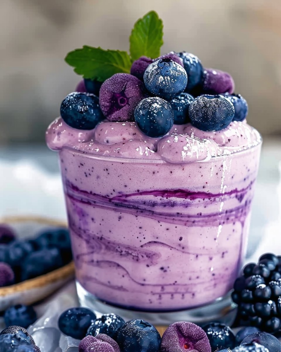 Blueberry Yogurt Smoothie