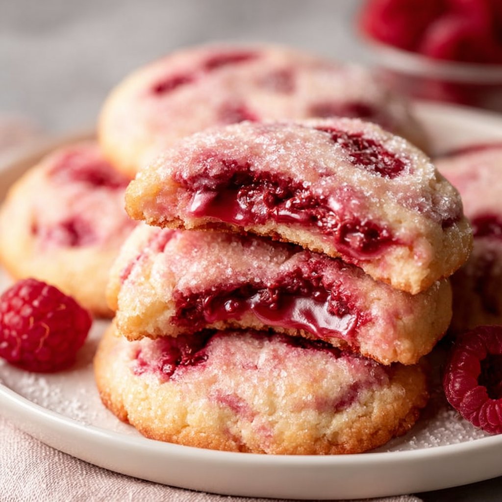 Raspberry Sugar Cookies