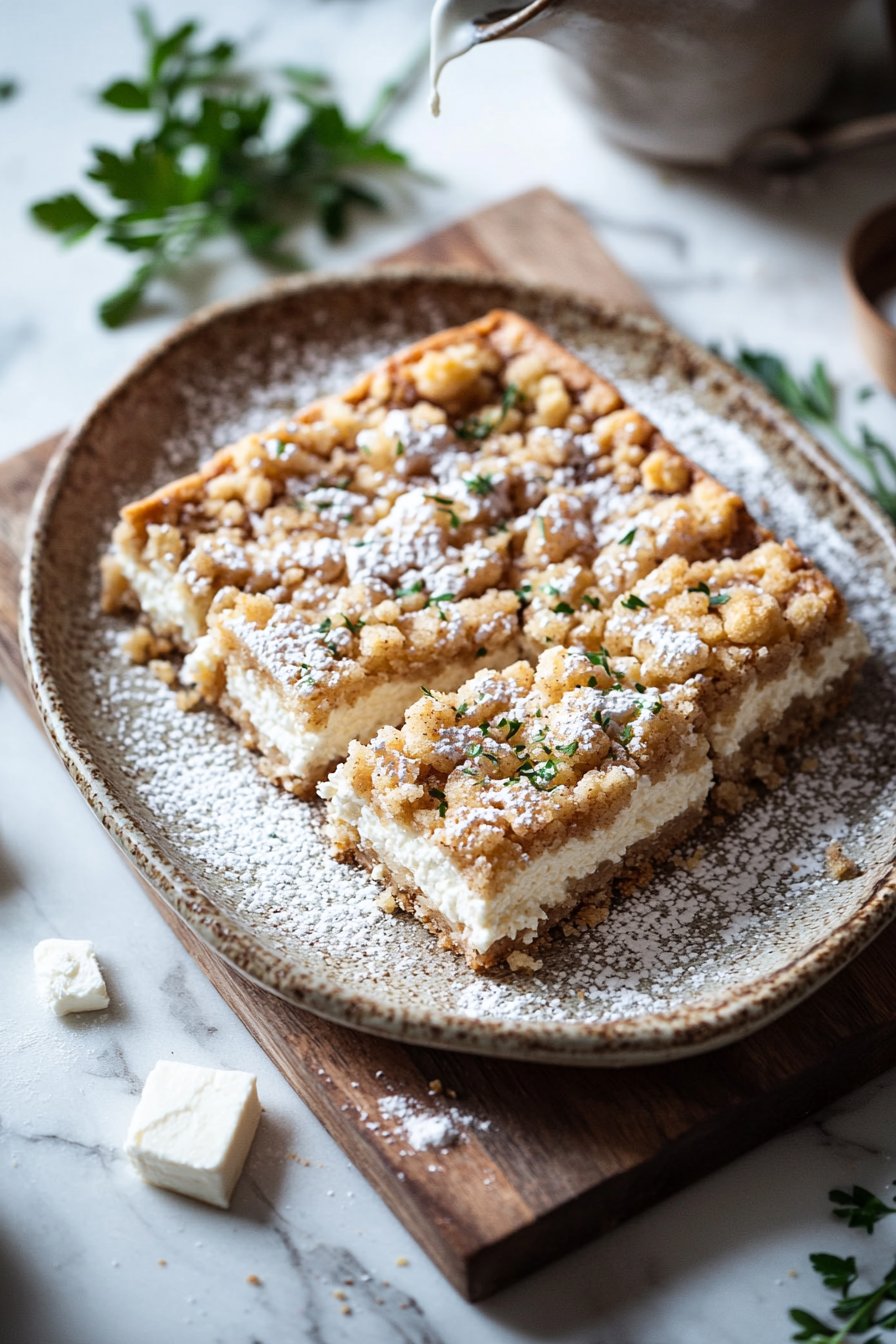 Ricotta Crumble Bars
