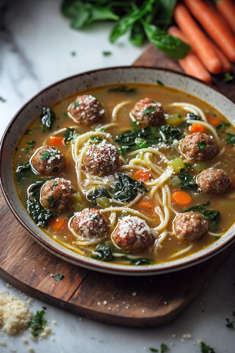 Italienische Hochzeitsuppe
