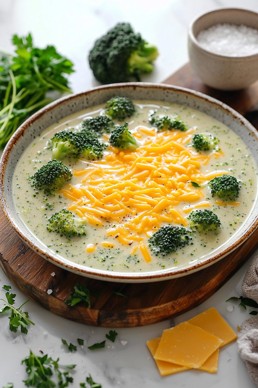 Creamy Broccoli Cheddar Soup