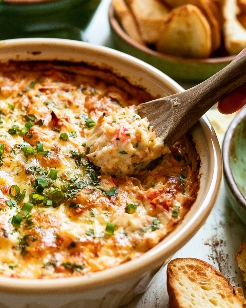 Baked Crab Rangoon Dip