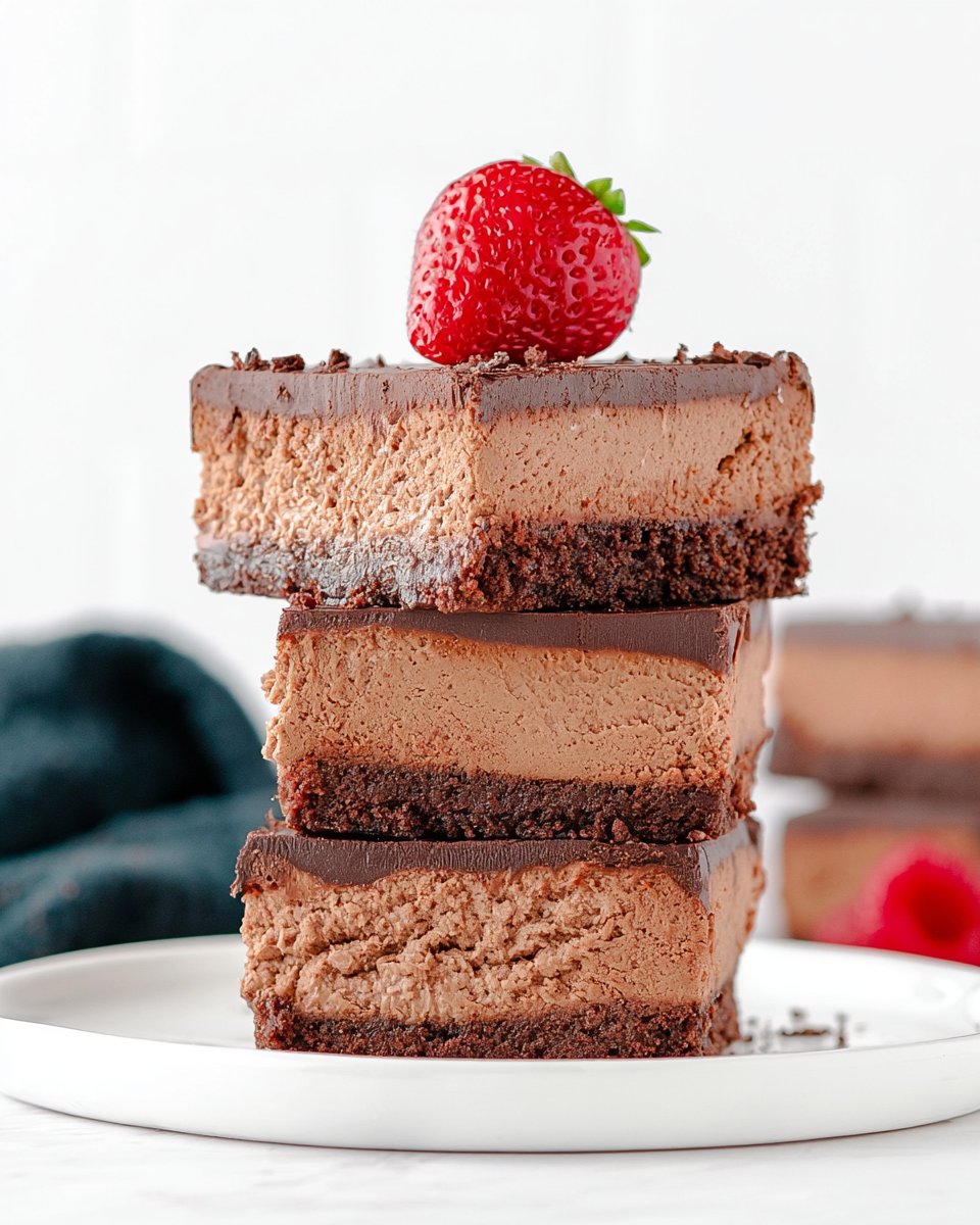 Chocolate Cheesecake Bars