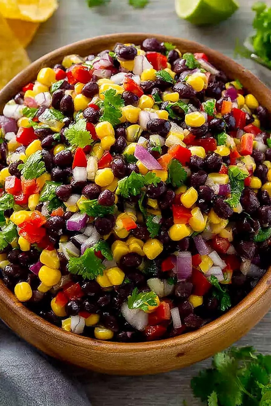 Cilantro Black Bean and Corn Salsa