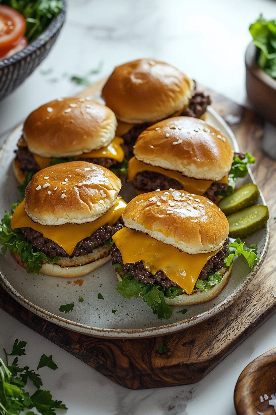 Juicy Cheeseburger Sliders