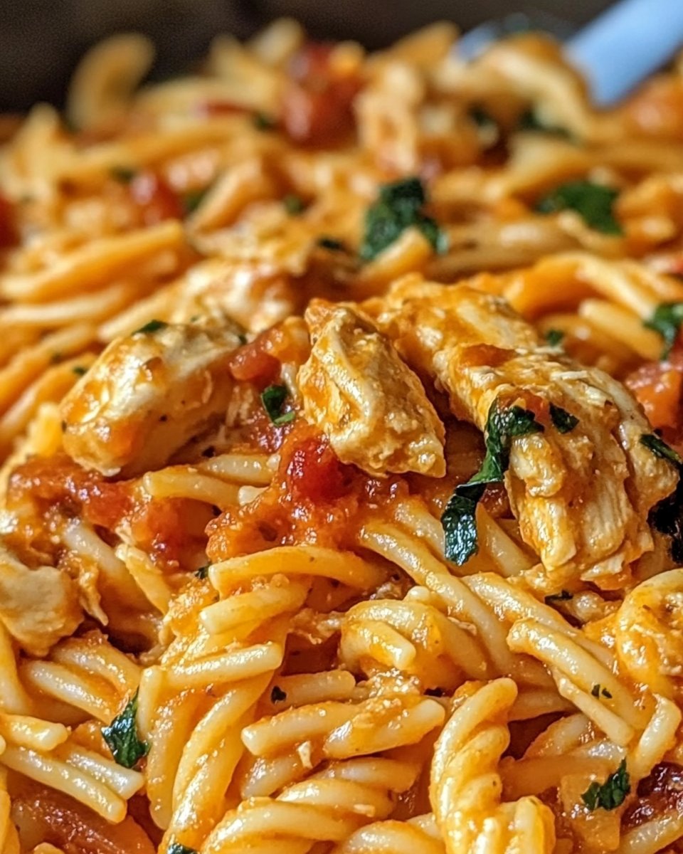 Crockpot Marry Me Chicken Pasta