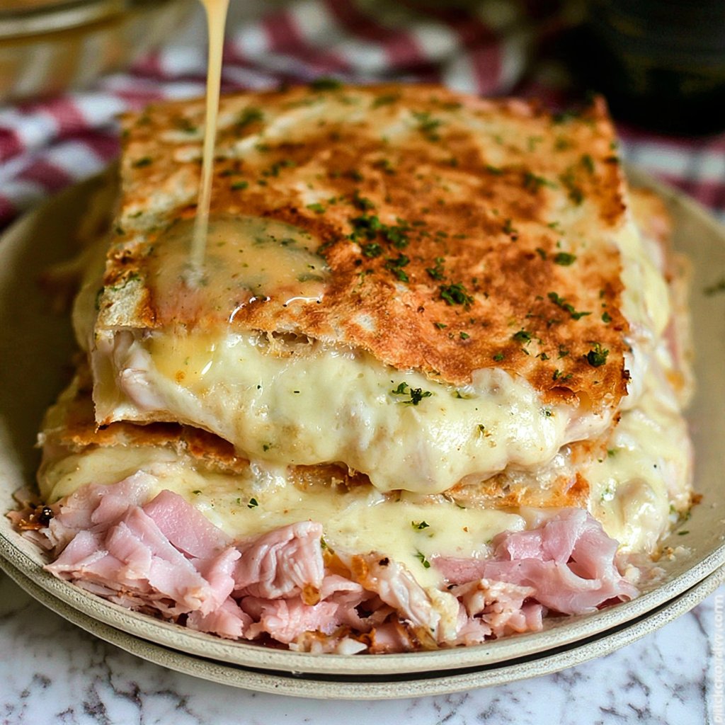 Chicken Cordon Bleu Quesadilla - Easy Recipe - Pitchfork Foodie Farms