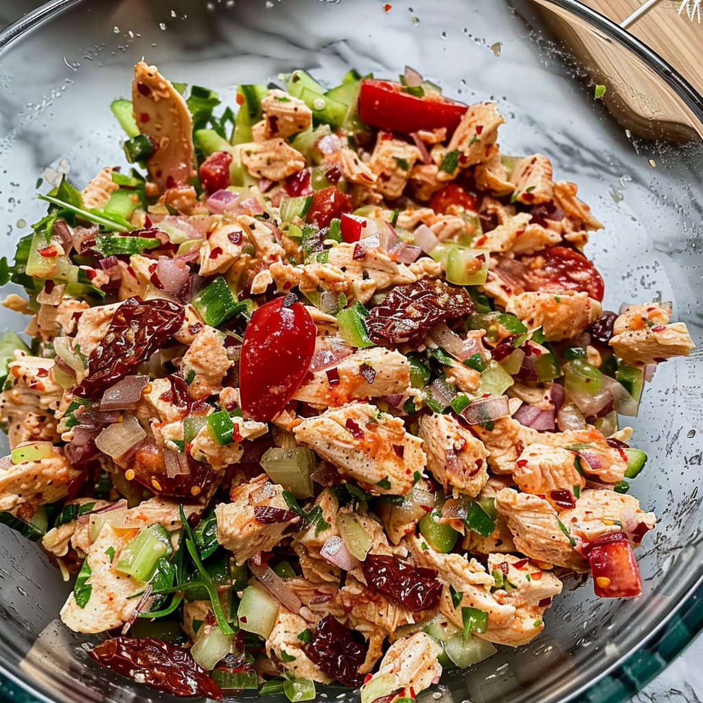 Sun Dried Tomato Chicken Salad