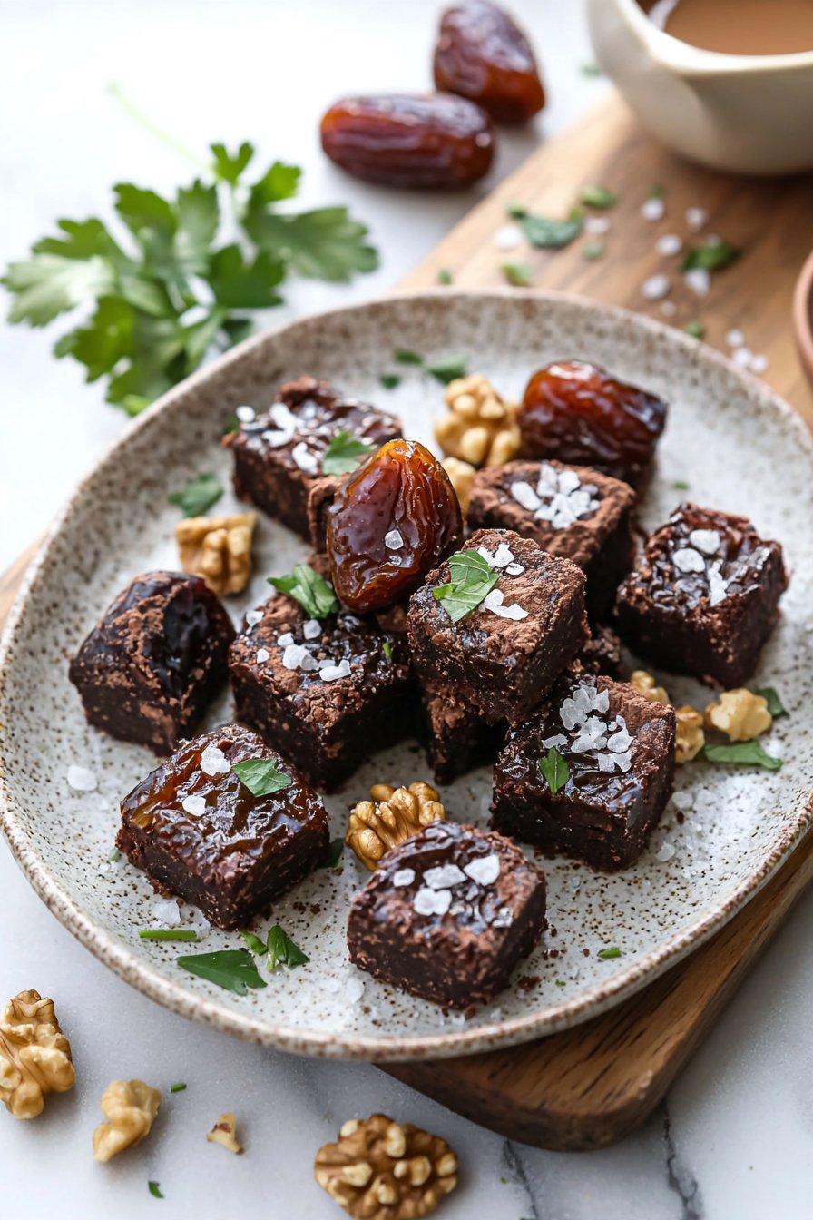 No Bake Brownie Bites