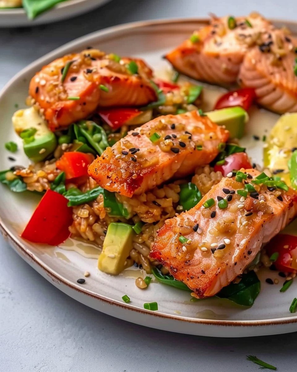 Crispy Rice Salmon