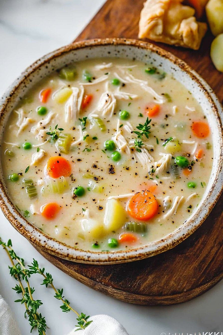 Creamy Chicken Pot Pie Soup