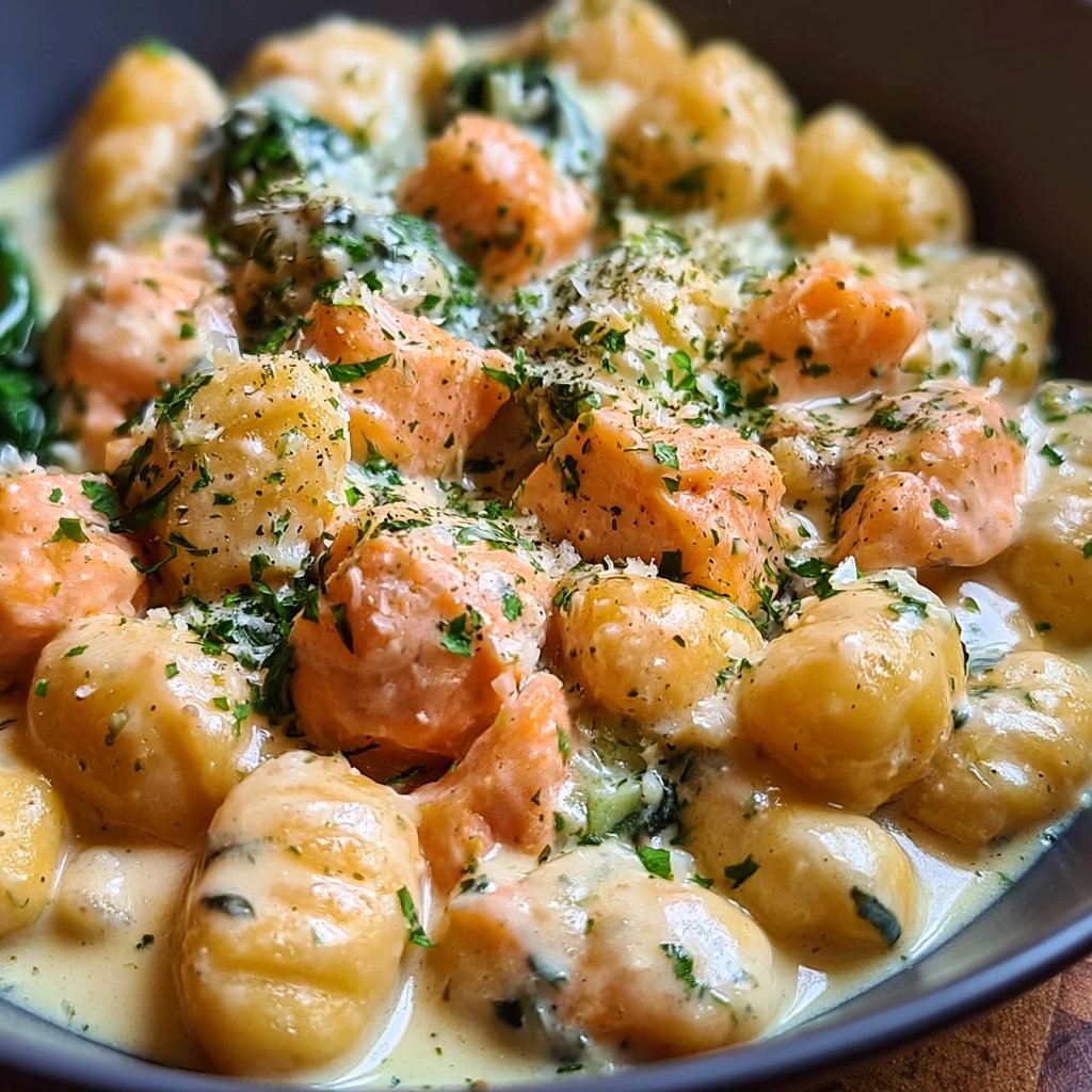 Cremige Lachs Gnocchi – Schnelles & köstliches Rezept!