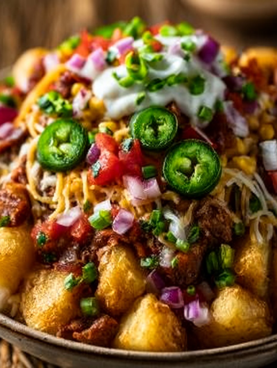 Tazón de Tacos de Papa Cargada
