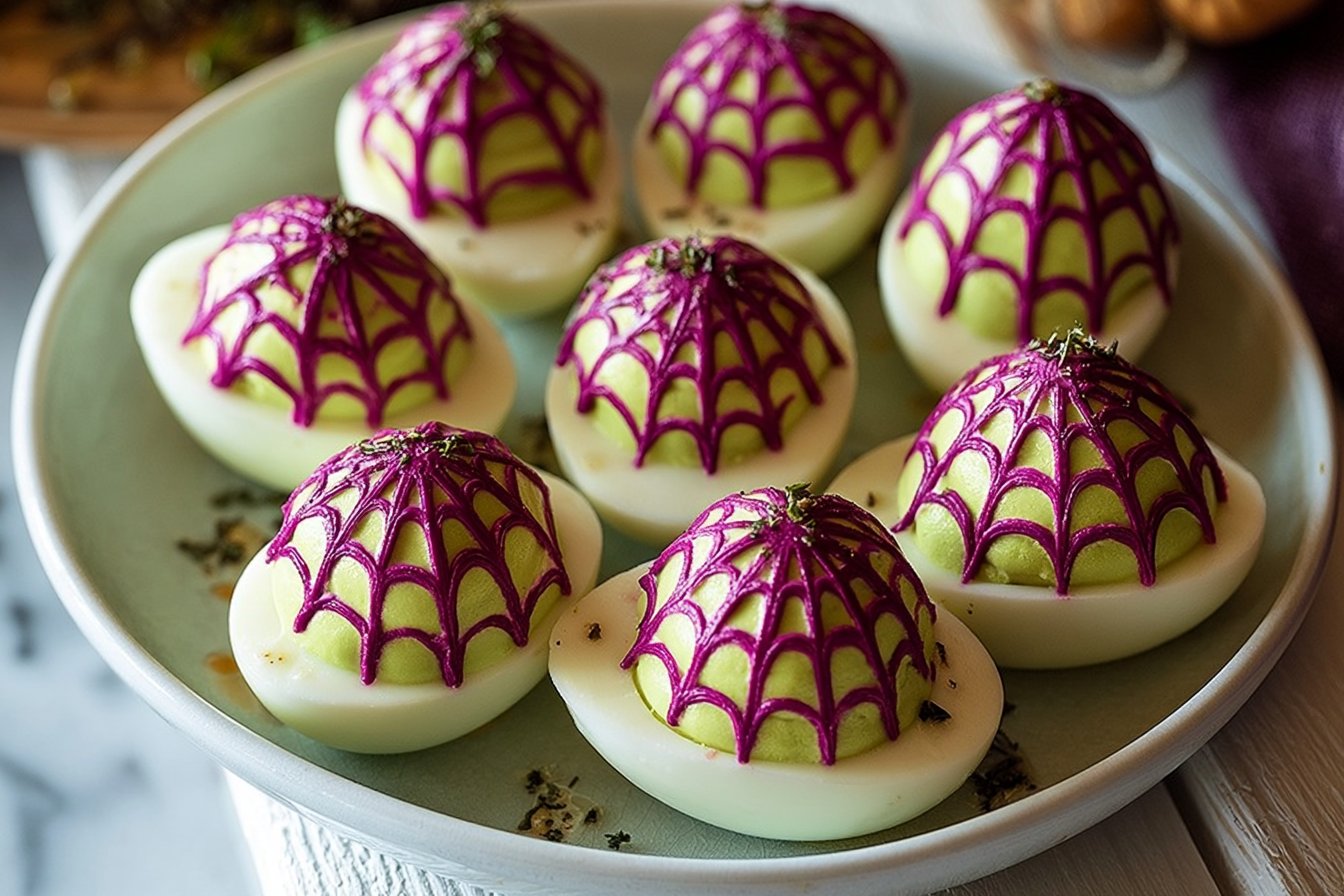 Halloween Deviled Eggs