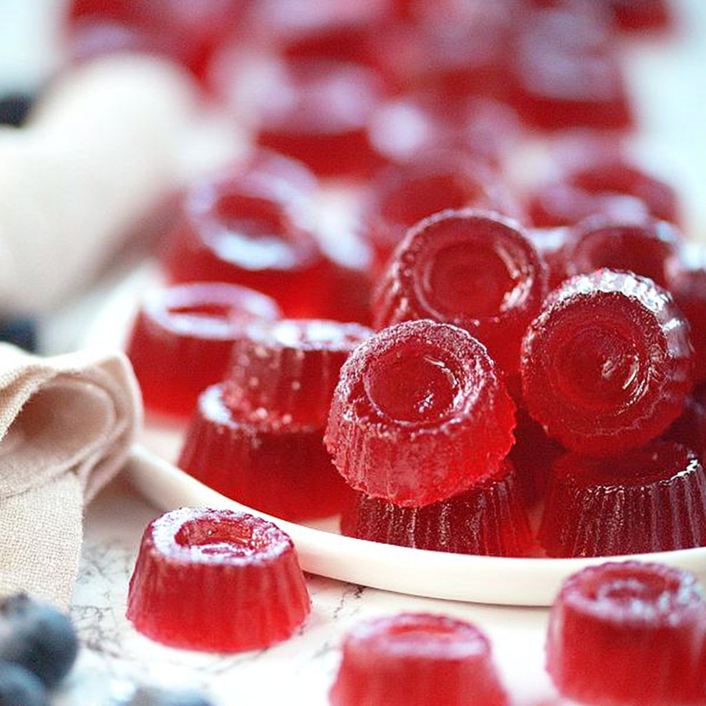 Healthy Homemade Apple & Blueberry Gummy Snacks