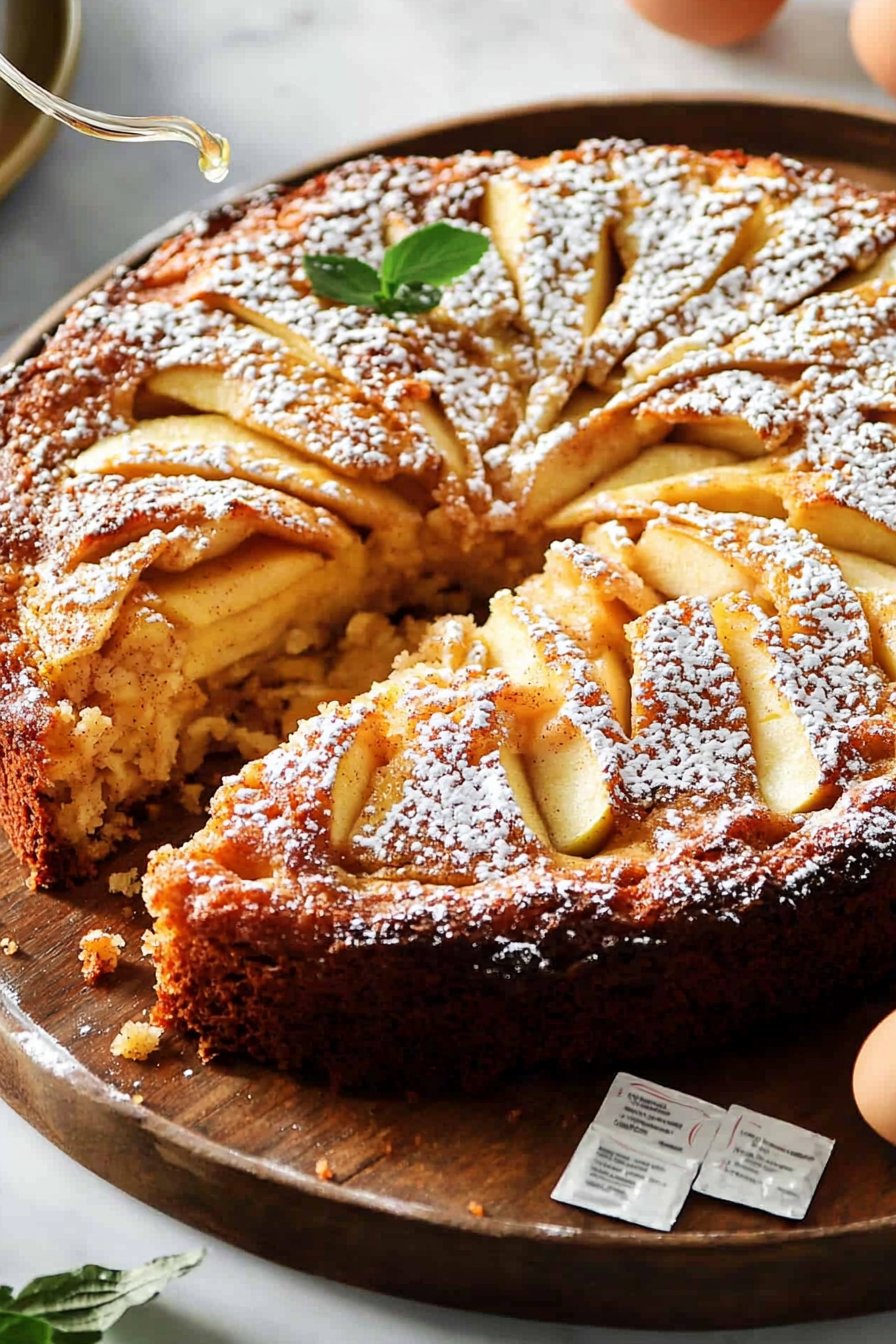 Versunkener Apfelkuchen