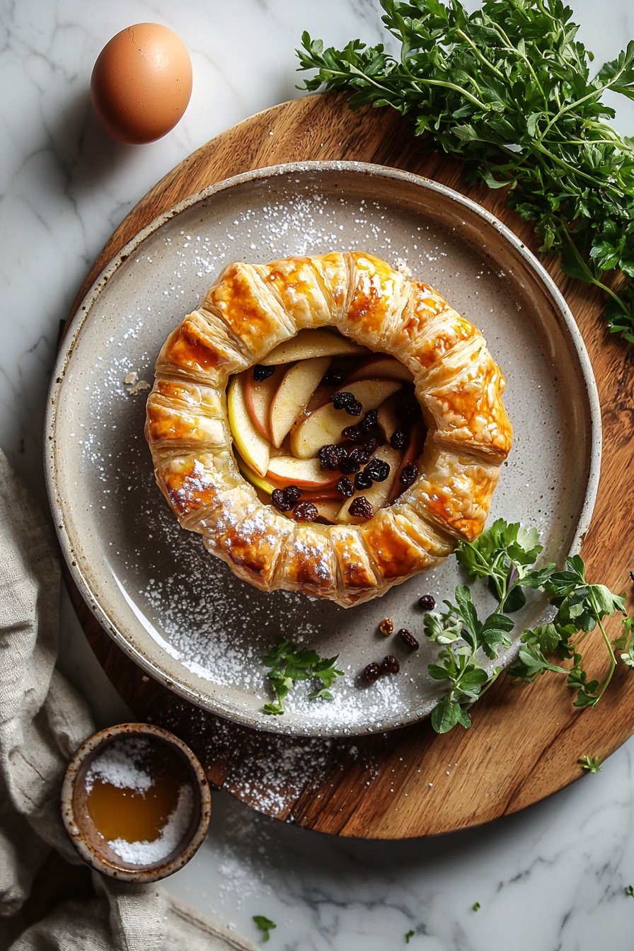 Delicious Apple Puff Pastry Ring