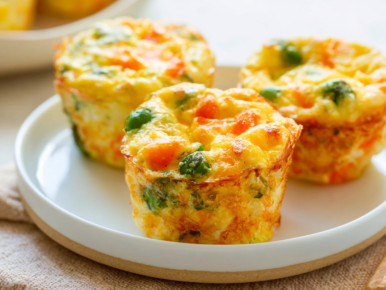 Vegetable Egg Muffins: Simple Veggie Breakfast Cups Vegetable Egg Muffins