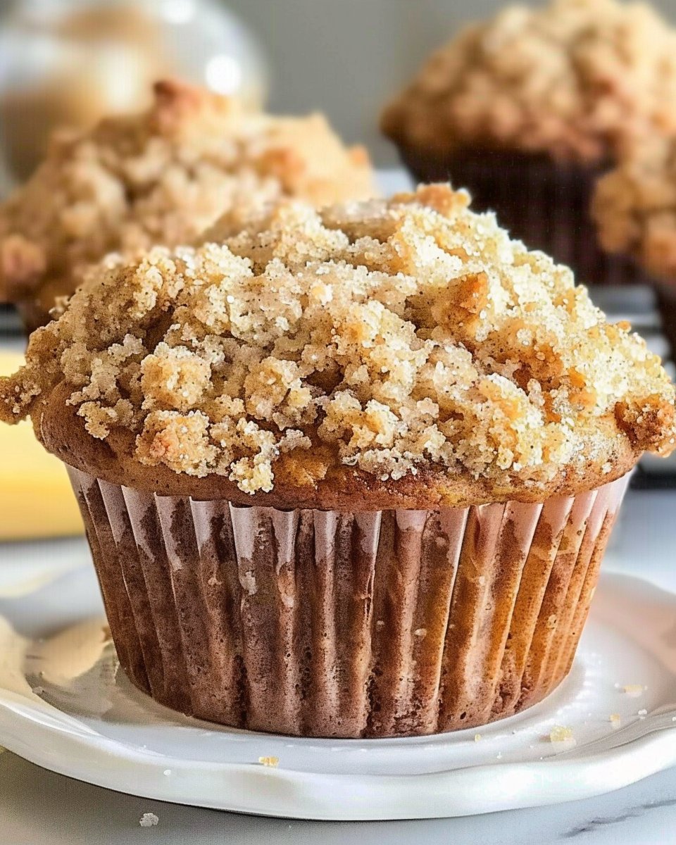 Easy Banana Crumb Muffins