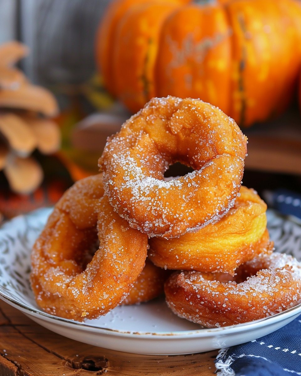 Fried Pumpkin Donuts