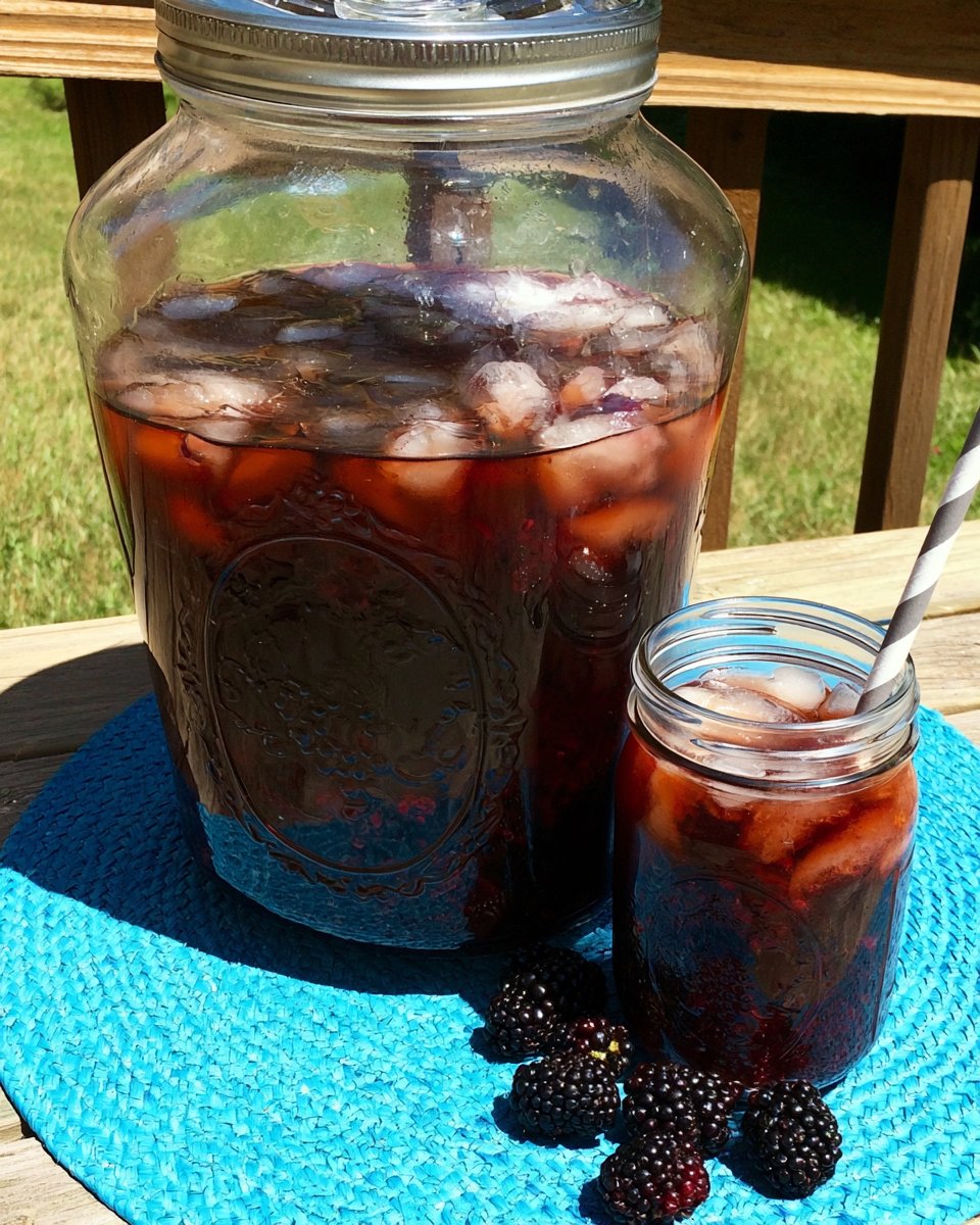 Blackberry Sun Tea