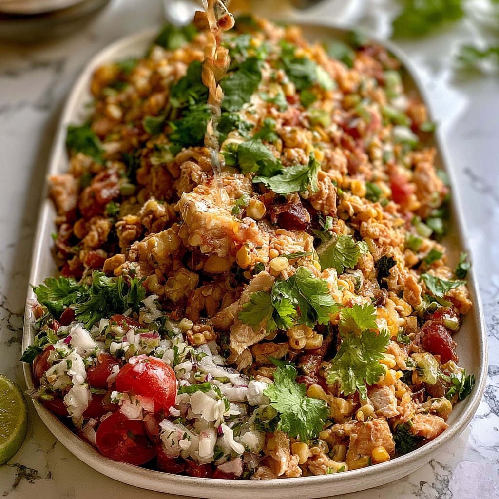 Healthy Street Corn-Inspired Chicken Salad