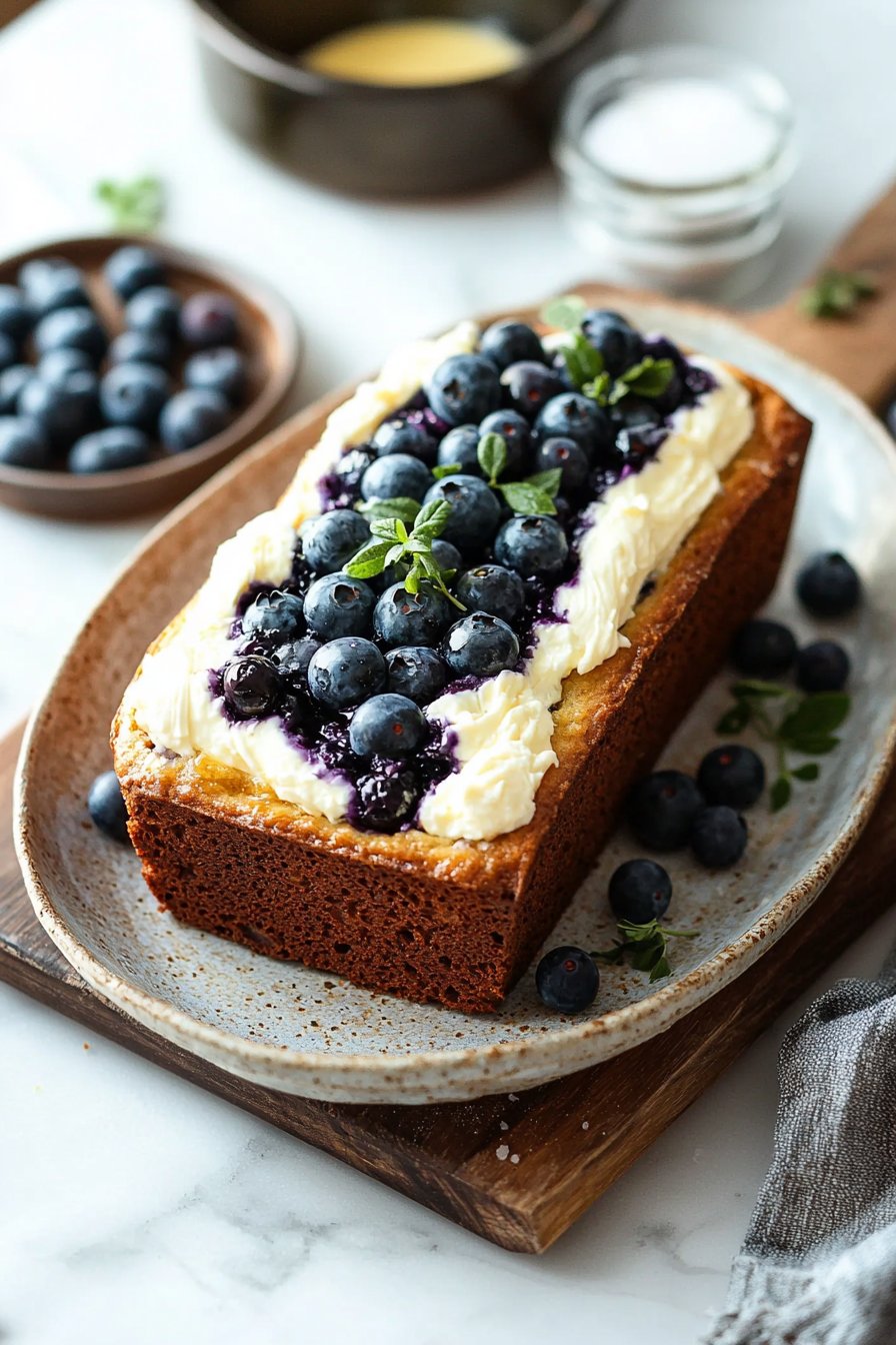 Blueberry Cream Cheese Bread