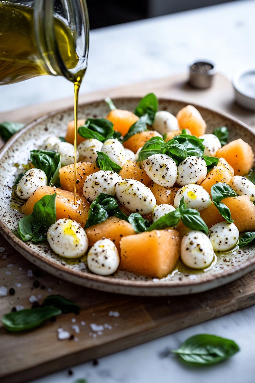 Melonen-Bocconcini-Salat