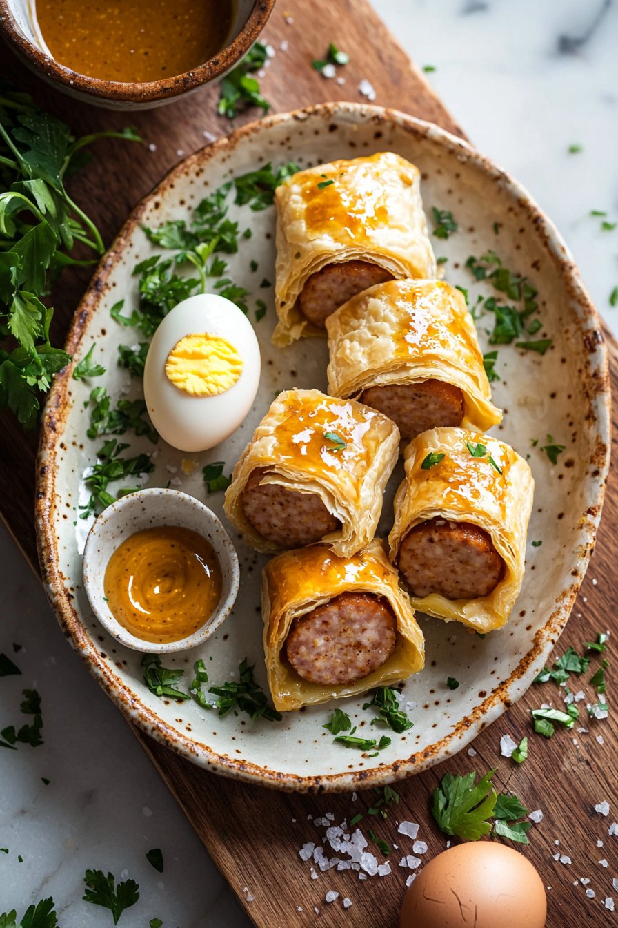 Breakfast Chicken Sausage in a Blanket