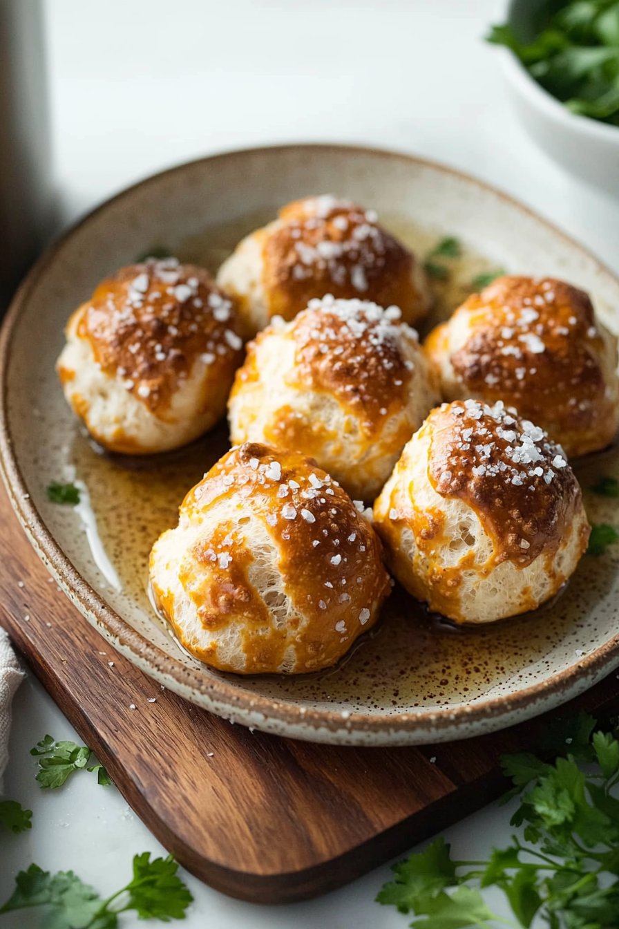 10-Minute Fluffy Air Fryer Pretzel Bites
