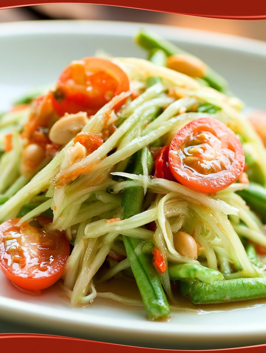 Ensalada de Papaya Verde Auténtica