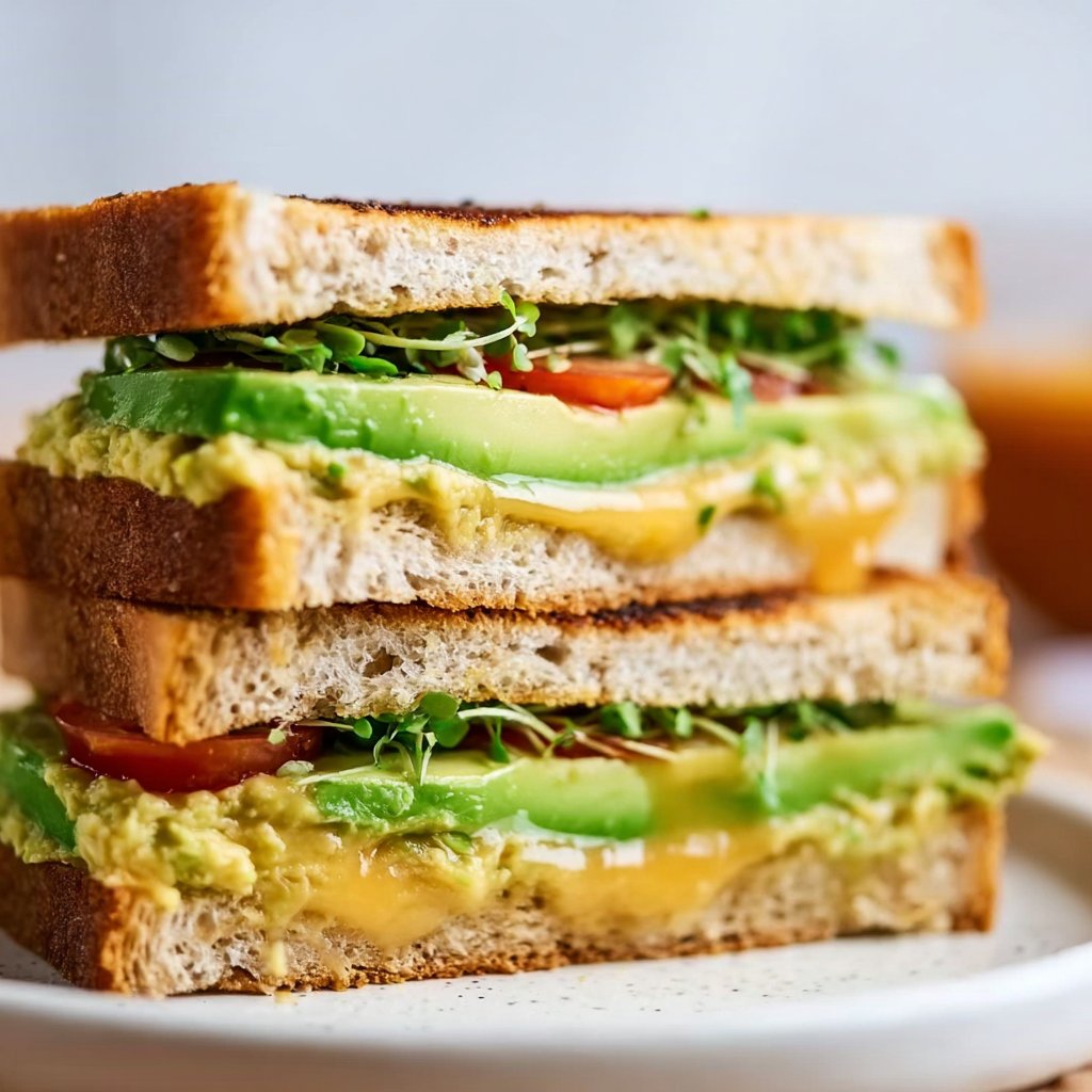 Avocado Hummus Sandwich