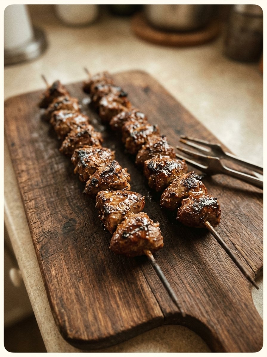 Grilled Heart Skewers
