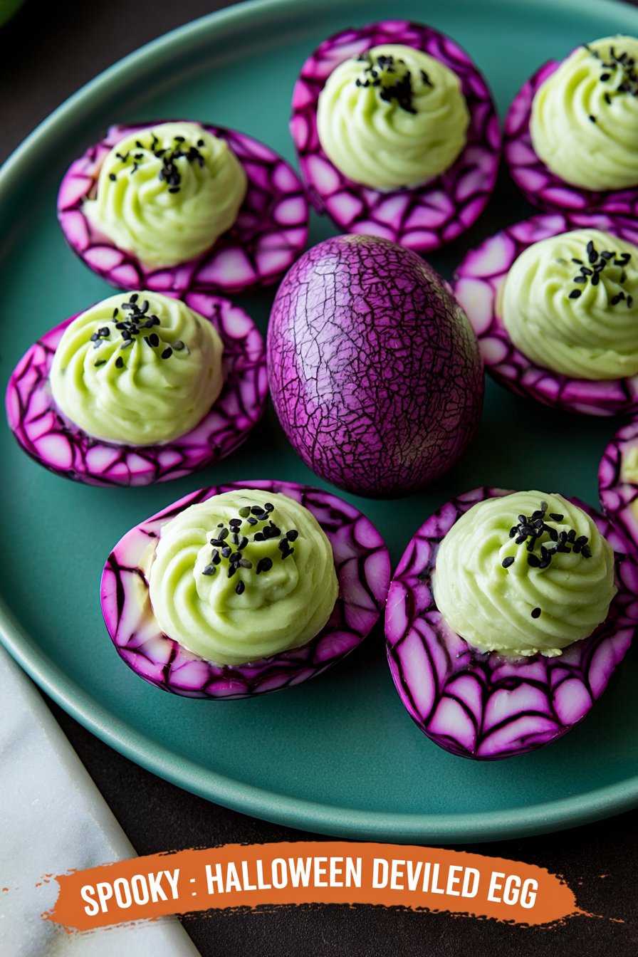 Halloween Deviled Eggs