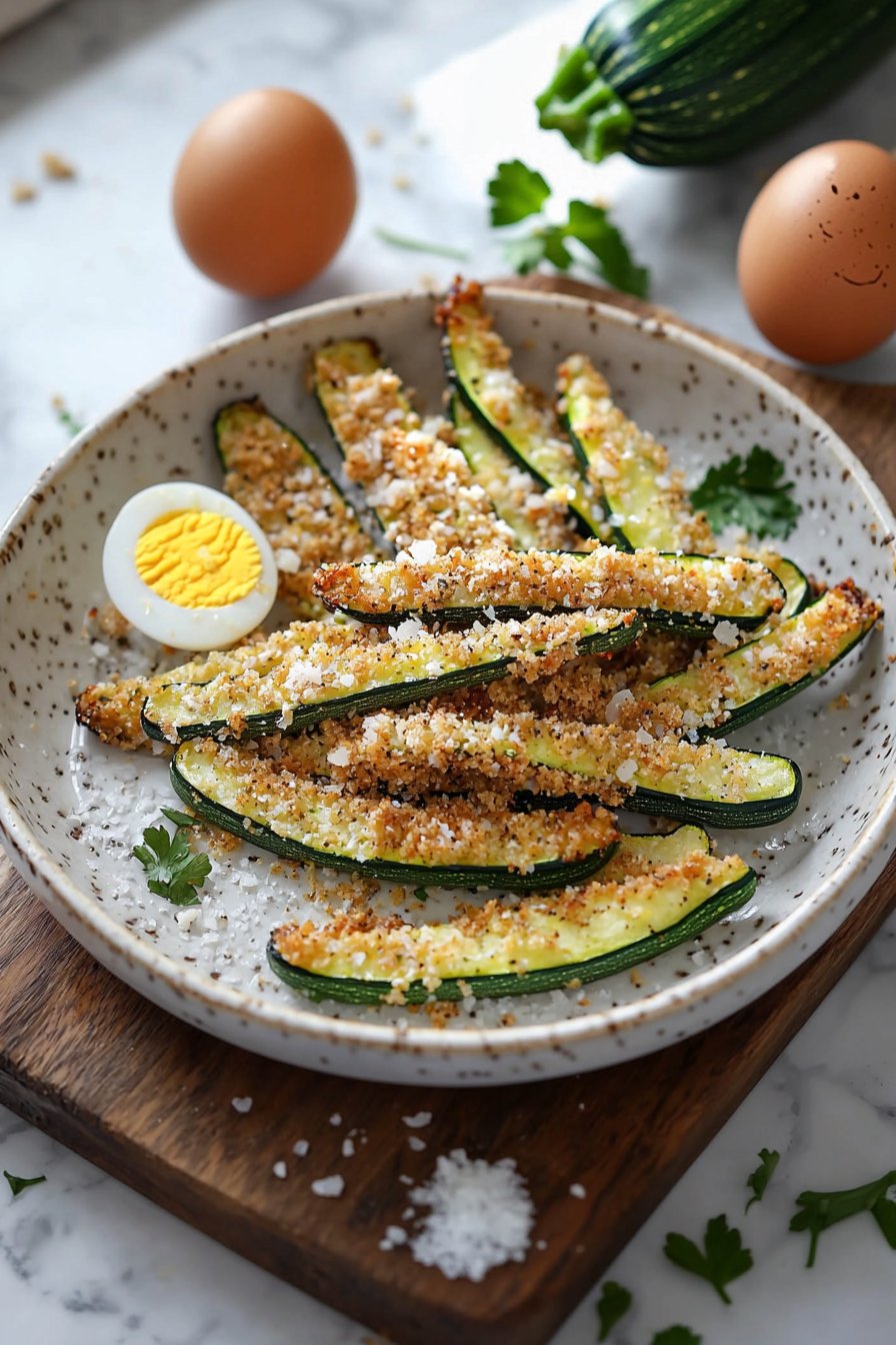 Luftfritteuse Zucchini-Pommes