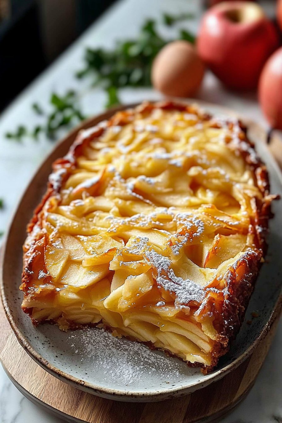 Invisible Apple Cake