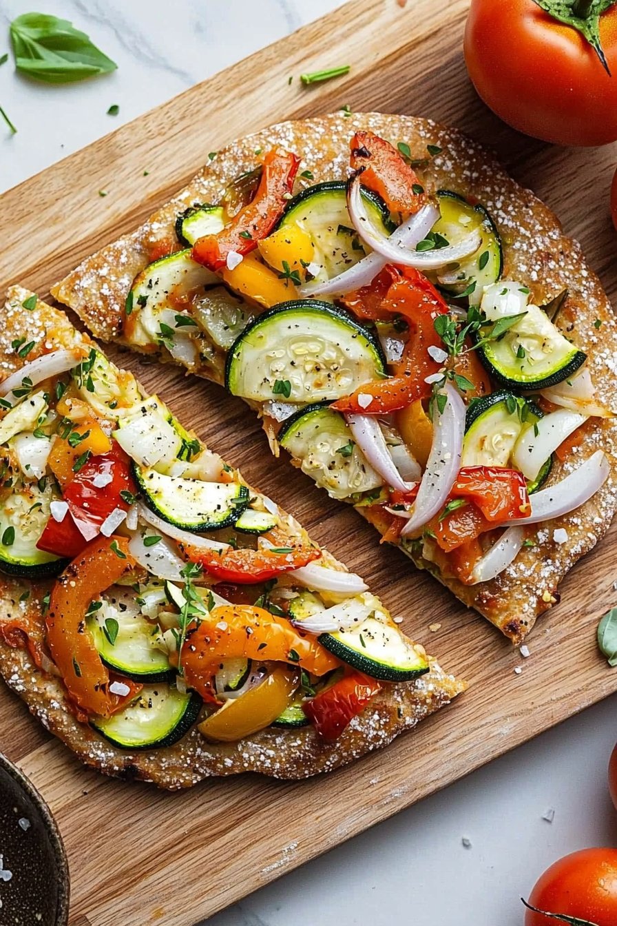 Gemüse-Flatbread