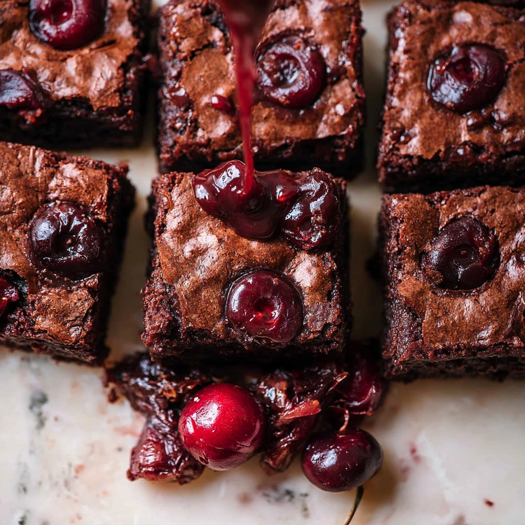 Chocolate Cherry Brownies