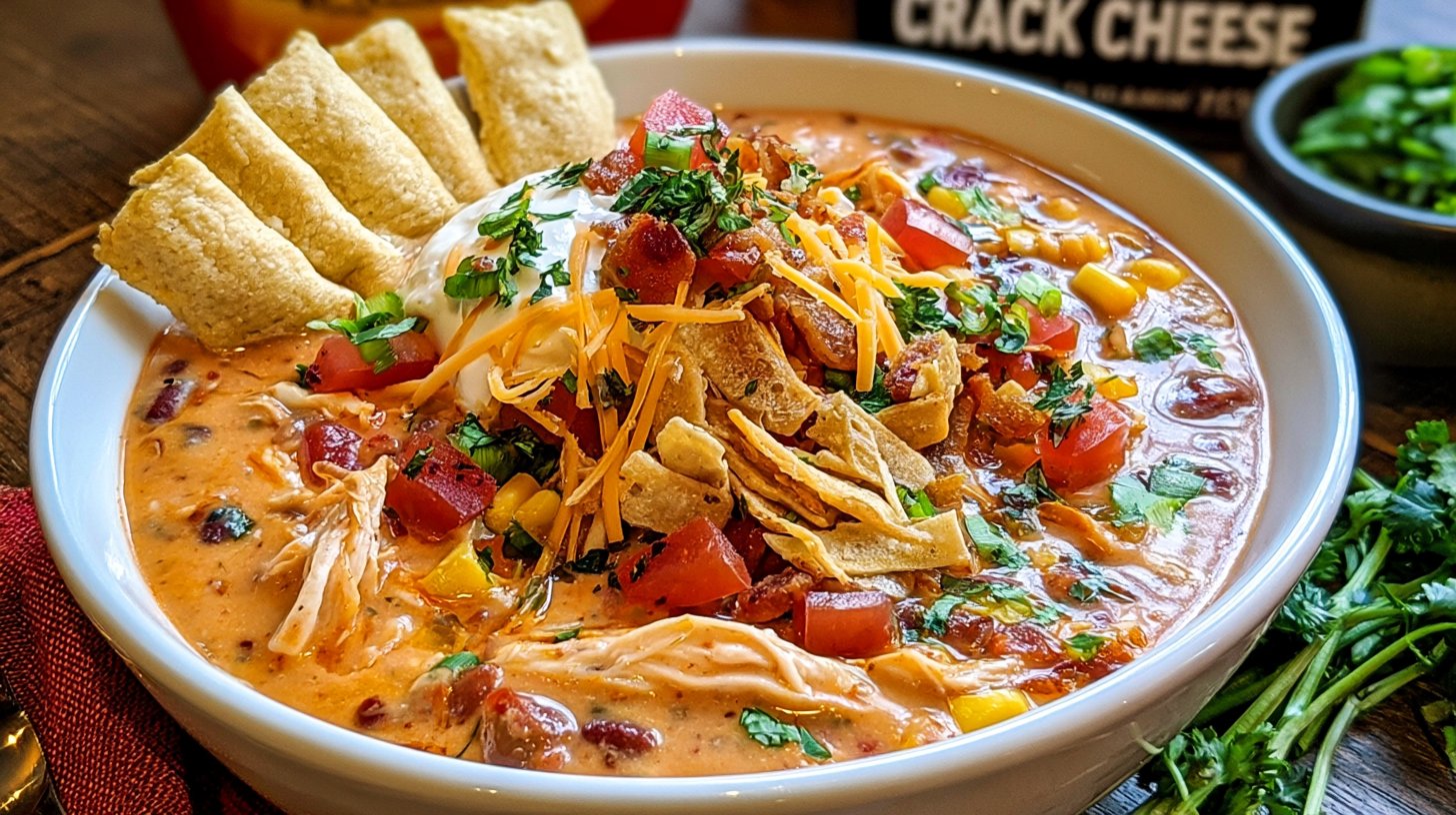 Slow Cooker Cream Cheese Crack Chicken Chili