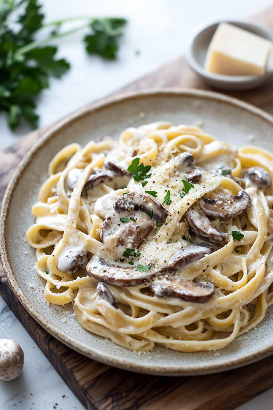 Creamy Mushroom Pasta