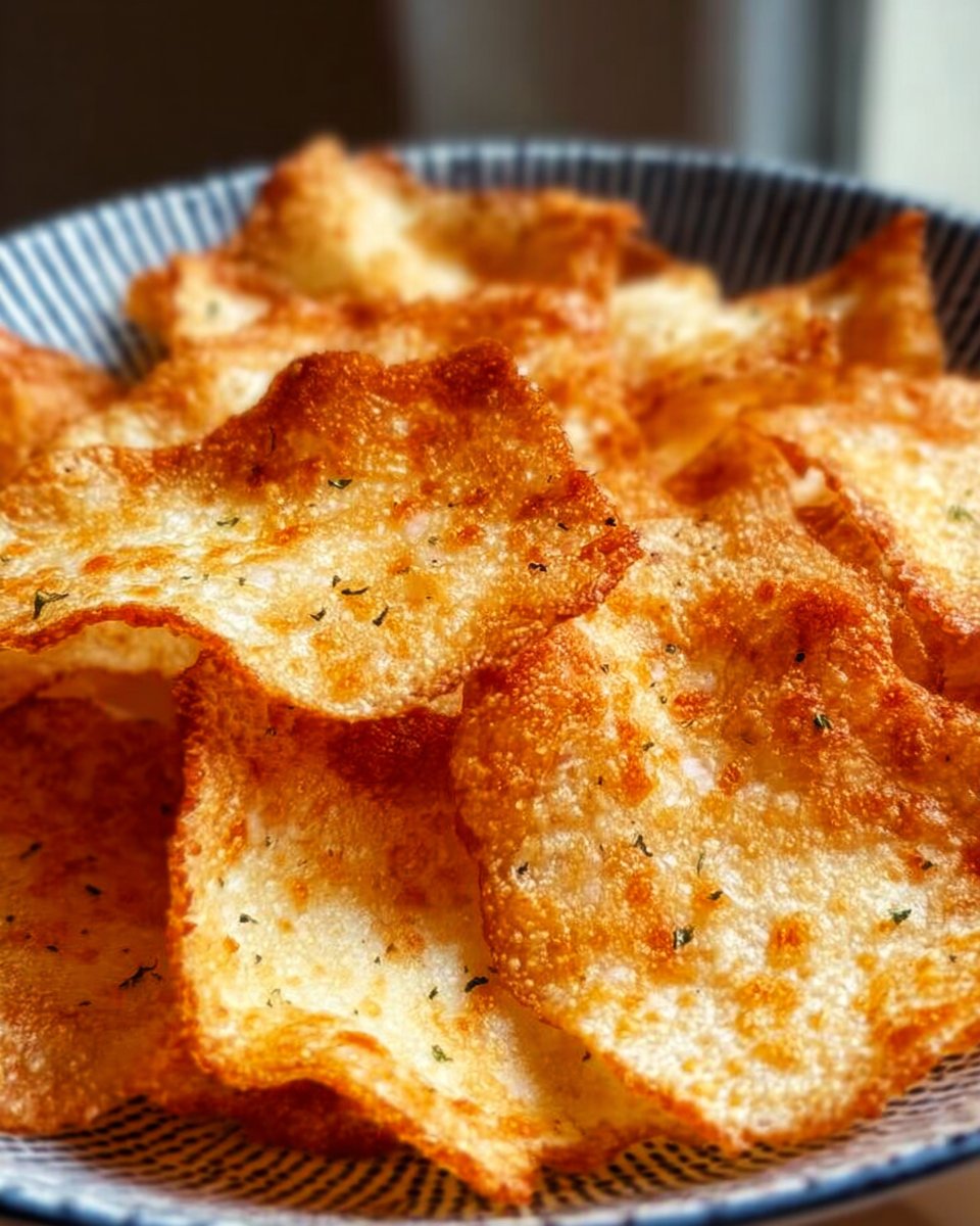 Protein-Packed Crispy Cottage Cheese Chips