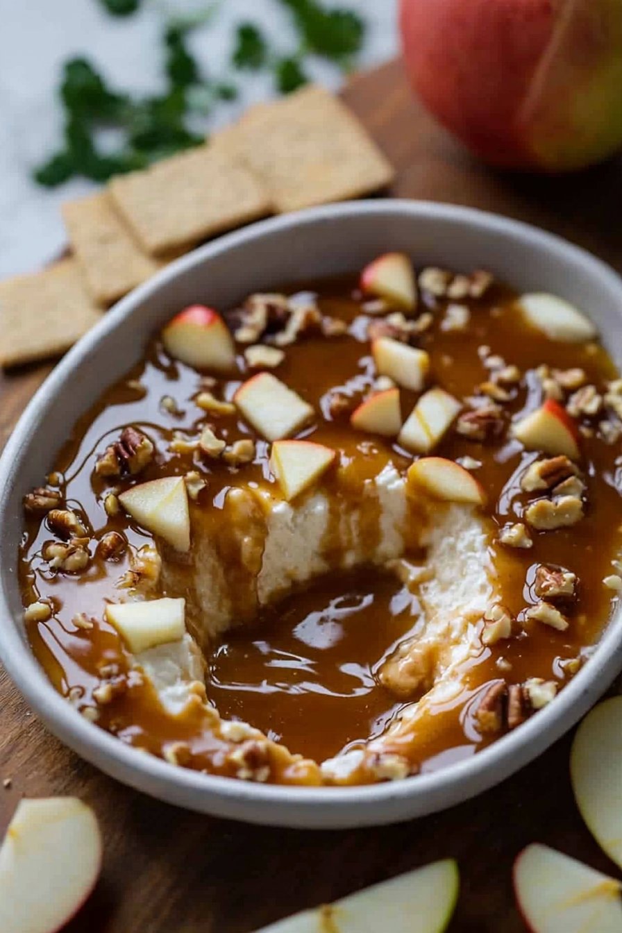 Caramel Apple Cheesecake Dip